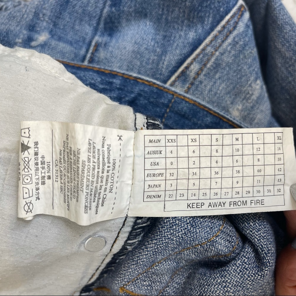 ONE Teaspoon Trashed Free Birds SIZE 26 - Picture 8 of 16